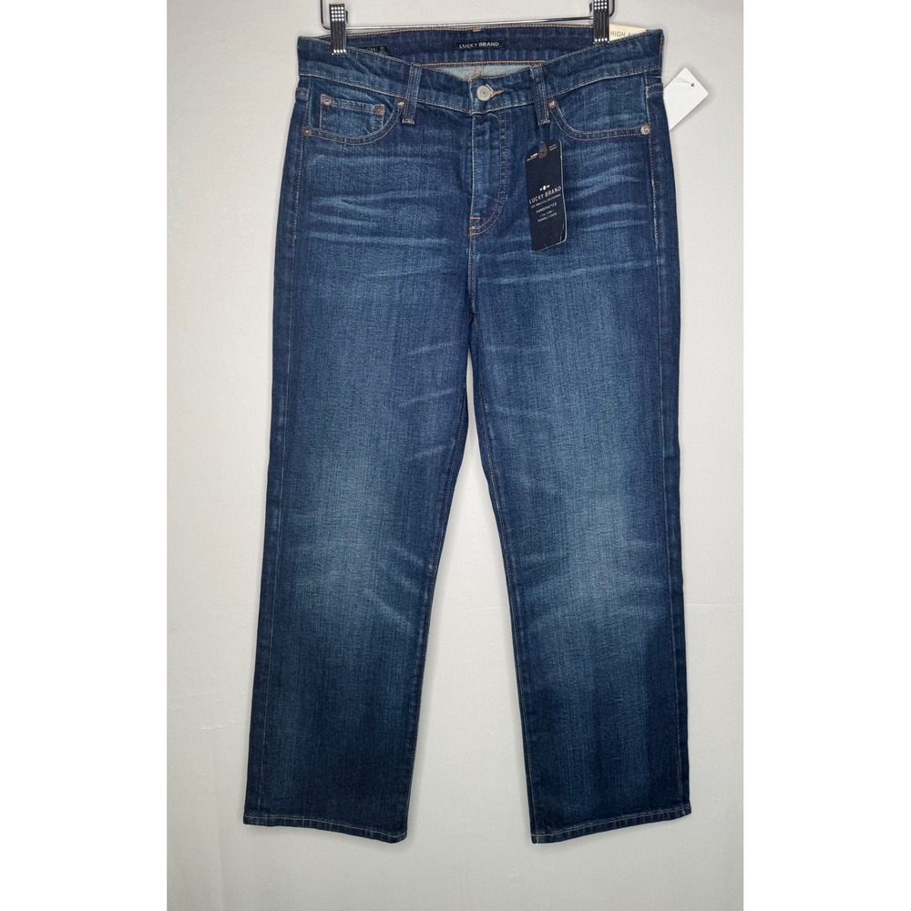 Lucky‎ Brand Bridgette High Rise Boot Jeans Sculpted Fit Dark Wash Size 6 28
